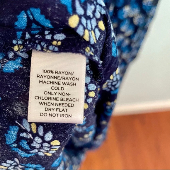 Loft Beach strapless blue oceanic maxi dress size medium - Picture 8 of 10